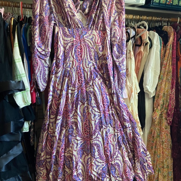 FP Movement by Free People Purple and Pink Asymmetrical Dress - Picture 2 of 6